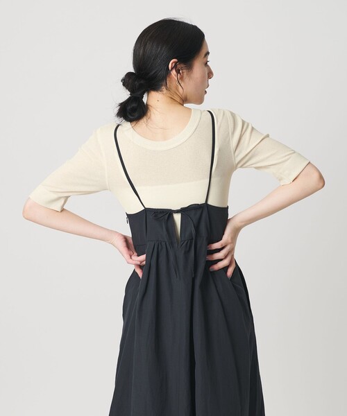 BEAUTY&YOUTH UNITED ARROWS(ビューティーアンドユースユナイテッドアローズ)の「ポリエステル 2WAY コンパクトカットソー(Tシャツ/カットソー・レディース・オフホワイト/ブラック/シャーベット/ダークブラウン・FREE)」の15枚目の写真