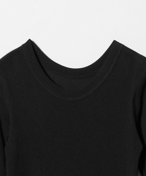 BEAUTY&YOUTH UNITED ARROWS(ビューティーアンドユースユナイテッドアローズ)の「ポリエステル 2WAY コンパクトカットソー(Tシャツ/カットソー・レディース・オフホワイト/ブラック/シャーベット/ダークブラウン・FREE)」の6枚目の写真