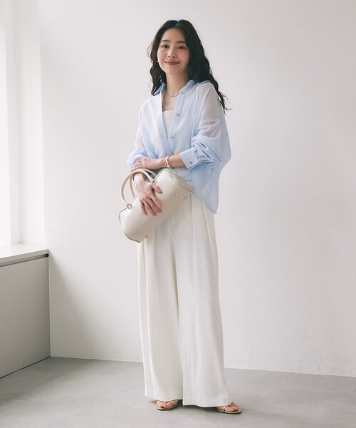 La boutique BonBon（ラブティックボンボン）の「【復刻！新色オフホワイト・ブラック追加】スクエアニットタンク（ニット/セーター・レディース・ブラック/ホワイト/オフホワイト・FREE）」の13枚目の写真