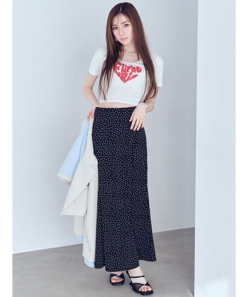 RESEXXY（リゼクシー）の「レイヤードクロップドジャケット（その他アウター・レディース・ネイビー/アイボリー/チャコールグレー・FREE）」の21枚目の写真