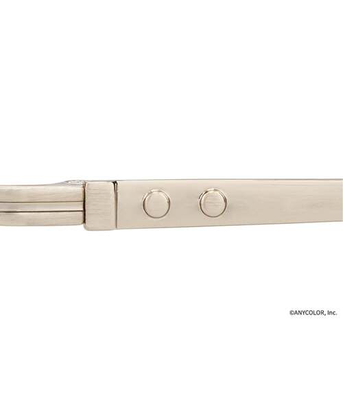 Zoff(ゾフ)の「Zoff|にじさんじ 【葛葉モデル】ボストン型 メガネ(メガネ・レディース・ゴールド系その他3・FREE)」の4枚目の写真