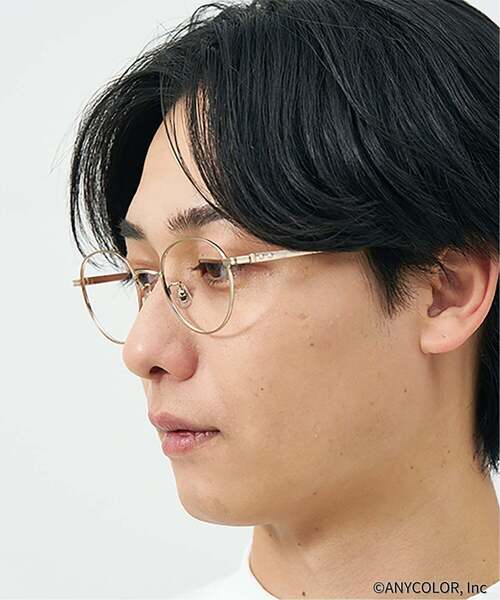 Zoff(ゾフ)の「Zoff|にじさんじ 【葛葉モデル】ボストン型 メガネ(メガネ・レディース・ゴールド系その他3・FREE)」の22枚目の写真