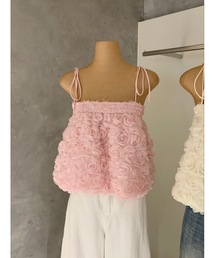 ミルキーフェザー クロップドキャミ