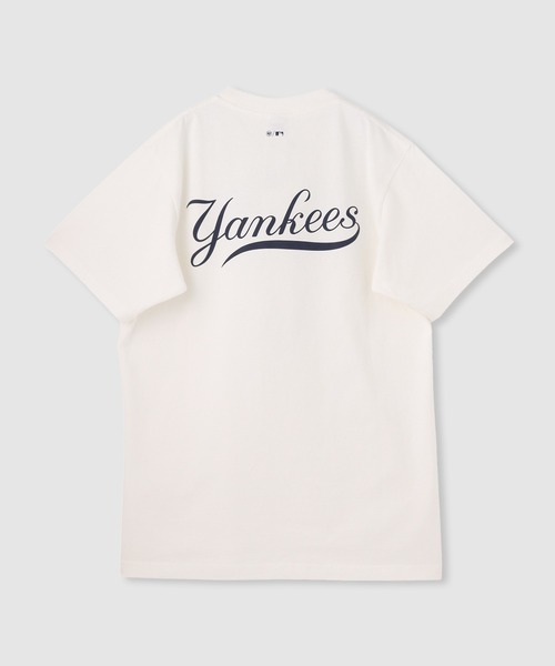 SPORTY&RICH（スポーティアンドリッチ）の「【SPORTY&RICH(スポーティーアンドリッチ)】YANKEES CURVE T-SHIRT（Tシャツ/カットソー・レディース・ホワイト・1）」の7枚目の写真