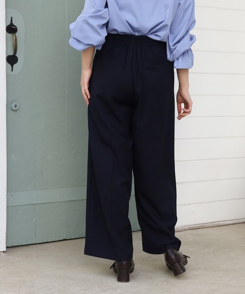 TRUDEA(トルディア)の「マリンボタンセミワイドパンツ(その他パンツ・レディース・チャコールグレー/ベージュ/ネイビー/アイボリー・SMALL/MEDIUM/LARGE)」の7枚目の写真