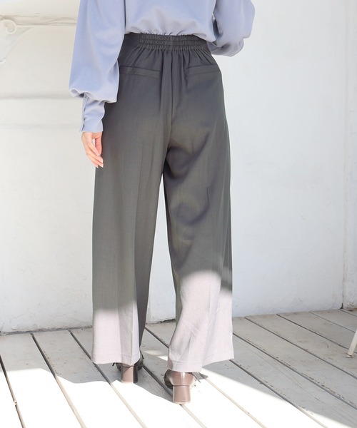 TRUDEA(トルディア)の「マリンボタンセミワイドパンツ(その他パンツ・レディース・チャコールグレー/ベージュ/ネイビー/アイボリー・SMALL/MEDIUM/LARGE)」の13枚目の写真