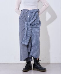 etsinta（エシンタ）の「【etsinta】2wayシャツスカート（スカート）」