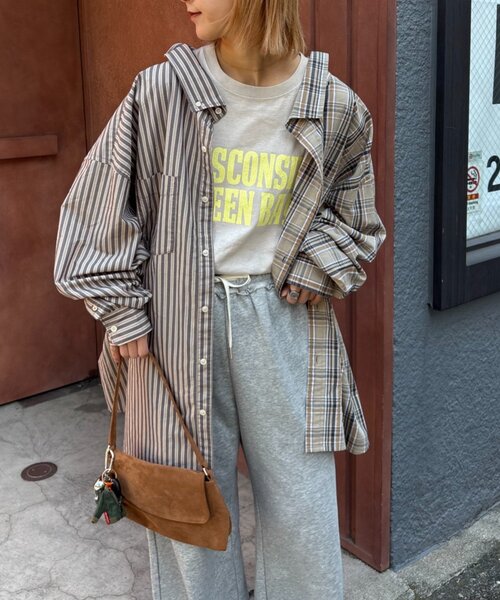 etsinta（エシンタ）の「【etsinta】2wayシャツスカート（スカート・レディース・ブラウン/ネイビー・ONE SIZE）」の18枚目の写真