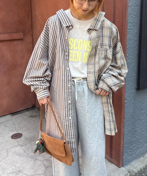 etsinta（エシンタ）の「【etsinta】2wayシャツスカート（スカート・レディース・ブラウン/ネイビー・ONE SIZE）」の19枚目の写真