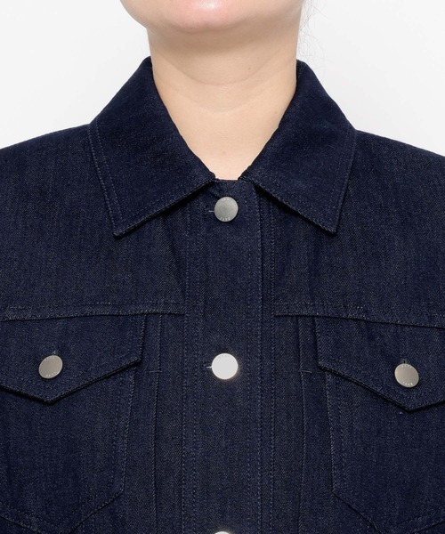 HARE（ハレ）の「シアーキリカエデニムブルゾン(HARE)（ブルゾン・レディース・ブラック/ブルー・FREE）」の19枚目の写真