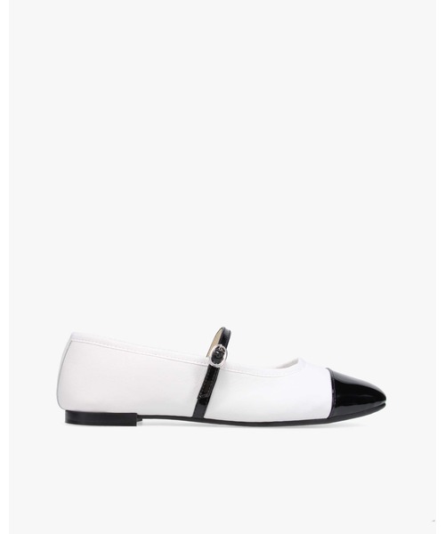 Repetto(レペット)の「Georgiana メリージェーン - EUサイズ / V4222VVE(バレエシューズ・レディース・ホワイト×ブラック・39/38/37/36)」の7枚目の写真