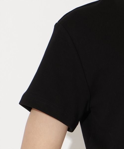WILLSELECTION(ウィルセレクション)の「ビジュー付き刺繍ロゴTシャツ(Tシャツ/カットソー・レディース・ホワイト×ブラック/ホワイト×ピンク/サックスブルー/ブラック・FREE)」の16枚目の写真