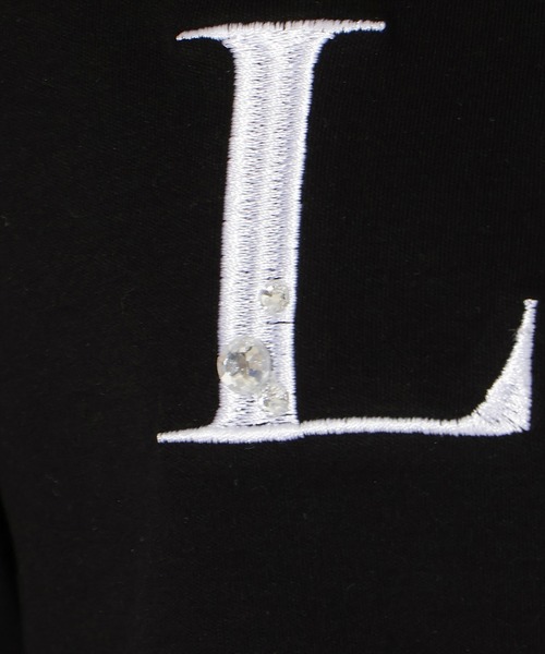 WILLSELECTION(ウィルセレクション)の「ビジュー付き刺繍ロゴTシャツ(Tシャツ/カットソー・レディース・ホワイト×ブラック/ホワイト×ピンク/サックスブルー/ブラック・FREE)」の18枚目の写真