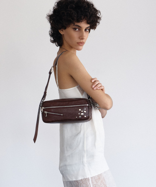 SAND MUSEUM（サンドミュージアム）の「CASSETTE BAG [Red Brown]（ショルダーバッグ・レディース・その他・FREE）」の3枚目の写真