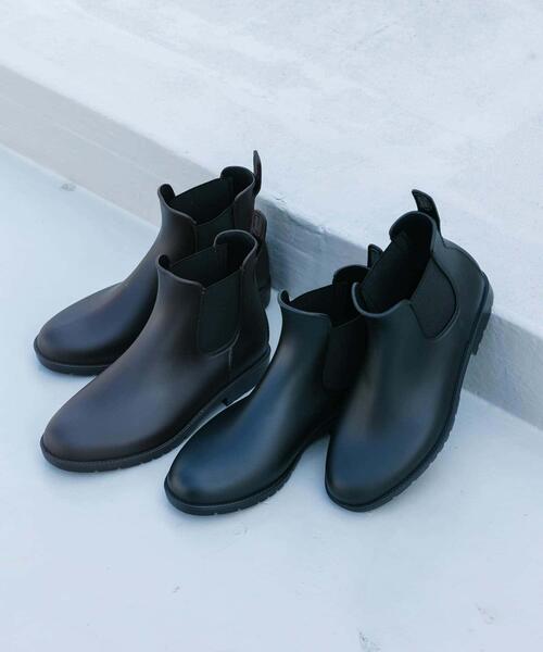 SMELLY(スメリー)の「『WEB限定』Wpc. サイドゴアレインブーツ(レインシューズ・レディース・ブラウン/ブラック・MEDIUM/LARGE/SMALL)」の7枚目の写真