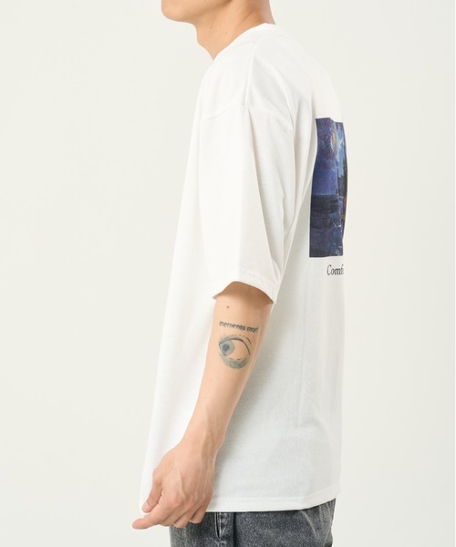 CORISCO（コリスコ）の「フォトシーン柄TEE(M1)（Tシャツ/カットソー・メンズ・ブラック系2/ホワイト系2/ホワイト系1/ブラック系1・X-LARGE/LARGE/MEDIUM）」の14枚目の写真