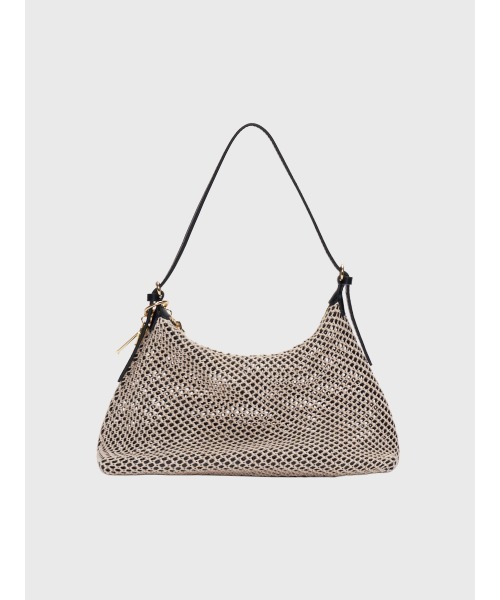 EIMY ISTOIRE（エイミーイストワール）の「ロゴチャームメッシュバッグ（ハンドバッグ・レディース・ブラック/その他8・F）」の5枚目の写真