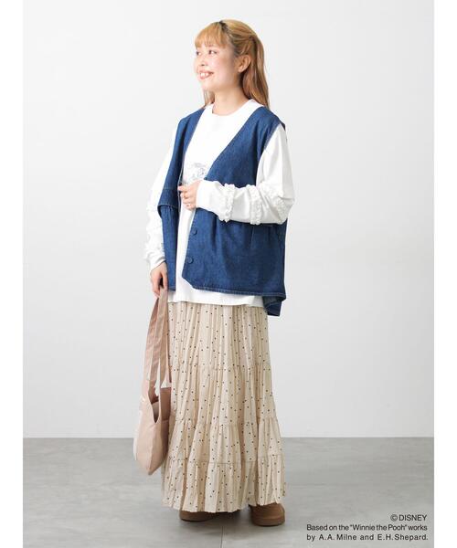 Samansa Mos2（サマンサ モスモス）の「【Disney】くまのﾌﾟｰさん/ﾚｰｽ付き丸ﾊﾞｯｸﾞ（ハンドバッグ・レディース・ブラック/ベージュ/レッド・F）」の17枚目の写真