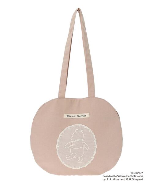 Samansa Mos2（サマンサ モスモス）の「【Disney】くまのﾌﾟｰさん/ﾚｰｽ付き丸ﾊﾞｯｸﾞ（ハンドバッグ・レディース・ブラック/ベージュ/レッド・F）」の20枚目の写真