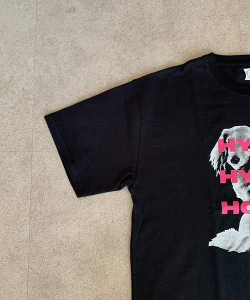 link lot(リンクロット)の「アニマルフォト3段カラーロゴプリントTシャツ(Tシャツ/カットソー・メンズ・ブラック/ホワイト・L/M)」の10枚目の写真