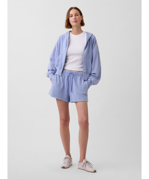 GAP(ギャップ)の「3インチ フレンチテリー リラックスフィットGAPロゴ スウェットショートパンツ(その他パンツ・レディース・ブルー/ブラック/グレー/ピンク・S/XS/XXS/M/L)」の17枚目の写真