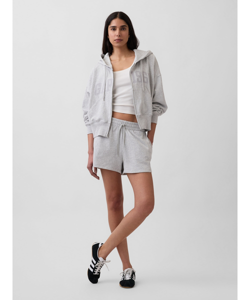 GAP(ギャップ)の「3インチ フレンチテリー リラックスフィットGAPロゴ スウェットショートパンツ(その他パンツ・レディース・ブルー/ブラック/グレー/ピンク・S/XS/XXS/M/L)」の5枚目の写真