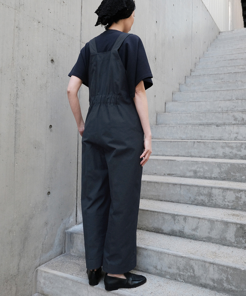 IENA（イエナ）の「Maison IENA 別注 Nell/ネル サロペット 261-202-51（サロペット/オーバーオール・レディース・ネイビー/ベージュ・38/36）」の10枚目の写真