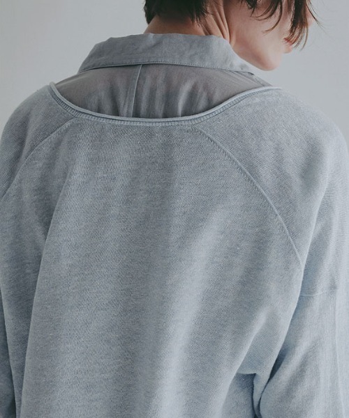 ETRE TOKYO(エトレトウキョウ)の「コットンリネンハイゲージネックニットプルオーバー(ニット/セーター・レディース・ライトグレー/ライトブルー/グレー/ネイビー・FREE)」の13枚目の写真