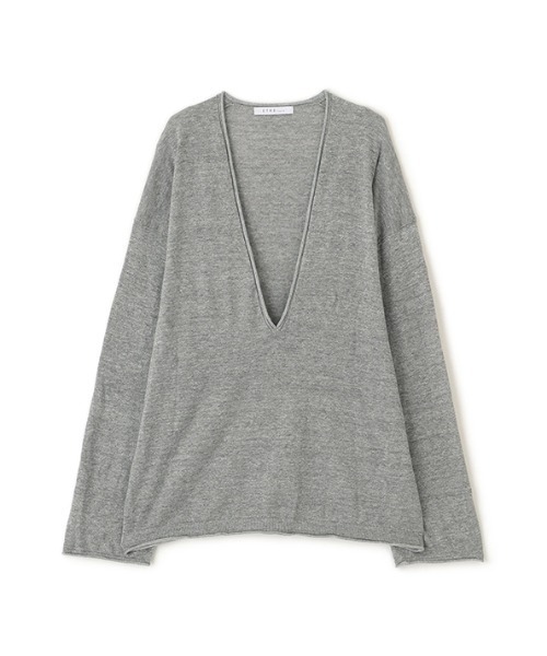 ETRE TOKYO(エトレトウキョウ)の「コットンリネンハイゲージネックニットプルオーバー(ニット/セーター・レディース・ライトグレー/ライトブルー/グレー/ネイビー・FREE)」の18枚目の写真