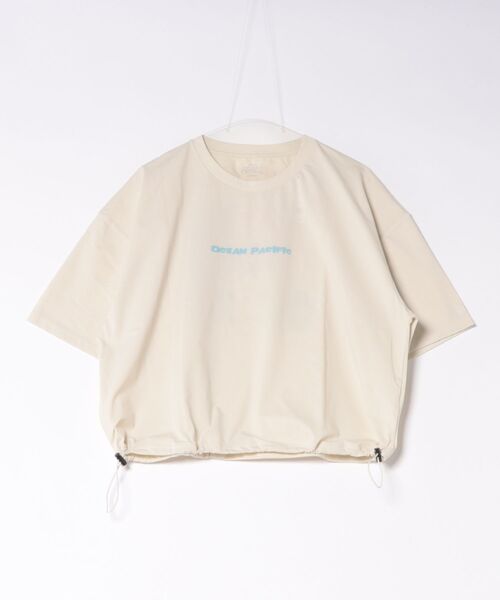Ocean Pacific(オーシャンパシフィック)の「【OP:オーピー】レディース裾ドローコード付 2WAY ペアテックス Tシャツ シワになりにくい・軽量速乾・UPF50+ 水陸両用(Tシャツ/カットソー・レディース・チャコールグレー/ホワイト/オレンジ/ベージュ・X-LARGE/MEDIUM)」の3枚目の写真