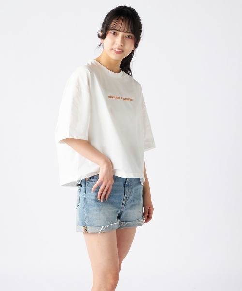 Ocean Pacific(オーシャンパシフィック)の「【OP:オーピー】レディース裾ドローコード付 2WAY ペアテックス Tシャツ シワになりにくい・軽量速乾・UPF50+ 水陸両用(Tシャツ/カットソー・レディース・チャコールグレー/ホワイト/オレンジ/ベージュ・X-LARGE/MEDIUM)」の15枚目の写真