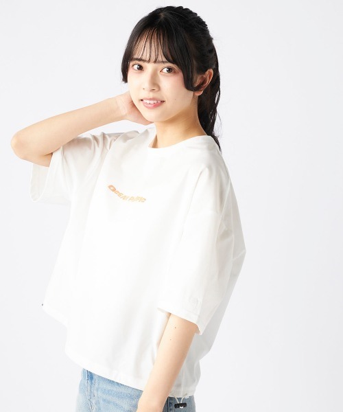 Ocean Pacific(オーシャンパシフィック)の「【OP:オーピー】レディース裾ドローコード付 2WAY ペアテックス Tシャツ シワになりにくい・軽量速乾・UPF50+ 水陸両用(Tシャツ/カットソー・レディース・チャコールグレー/ホワイト/オレンジ/ベージュ・X-LARGE/MEDIUM)」の16枚目の写真