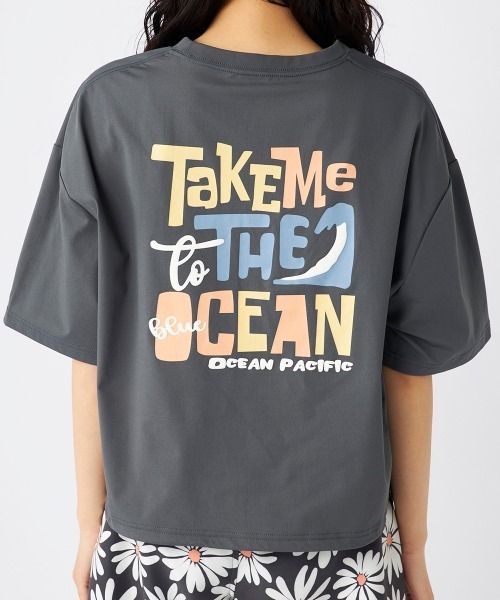 Ocean Pacific(オーシャンパシフィック)の「【OP:オーピー】レディース裾ドローコード付 2WAY ペアテックス Tシャツ シワになりにくい・軽量速乾・UPF50+ 水陸両用(Tシャツ/カットソー・レディース・チャコールグレー/ホワイト/オレンジ/ベージュ・X-LARGE/MEDIUM)」の19枚目の写真