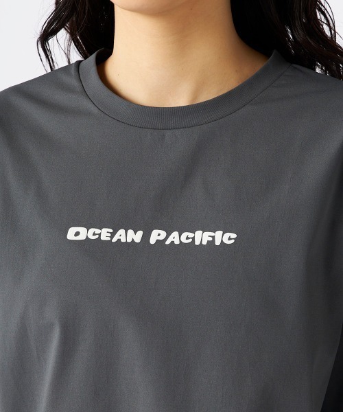 Ocean Pacific(オーシャンパシフィック)の「【OP:オーピー】レディース裾ドローコード付 2WAY ペアテックス Tシャツ シワになりにくい・軽量速乾・UPF50+ 水陸両用(Tシャツ/カットソー・レディース・チャコールグレー/ホワイト/オレンジ/ベージュ・X-LARGE/MEDIUM)」の20枚目の写真