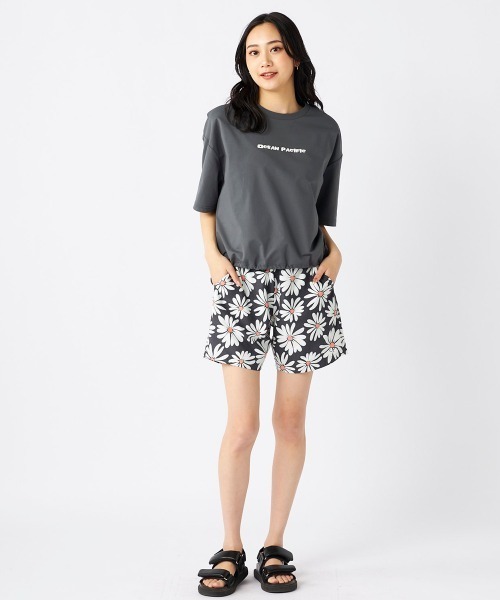 Ocean Pacific(オーシャンパシフィック)の「【OP:オーピー】レディース裾ドローコード付 2WAY ペアテックス Tシャツ シワになりにくい・軽量速乾・UPF50+ 水陸両用(Tシャツ/カットソー・レディース・チャコールグレー/ホワイト/オレンジ/ベージュ・X-LARGE/MEDIUM)」の22枚目の写真