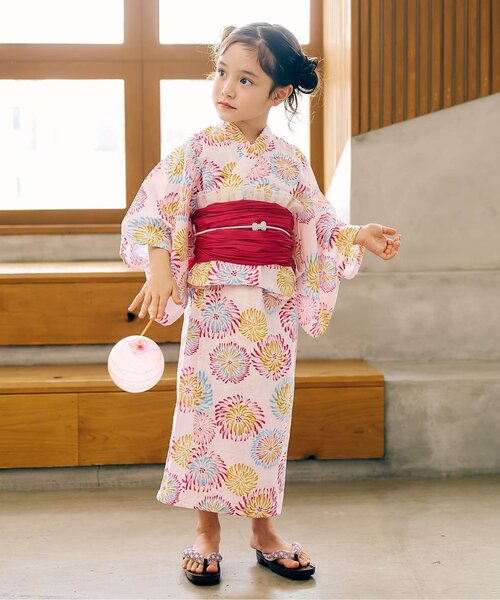 apres les cours（アプレレクール）の「メロウフリル帯揚げ（和装小物・キッズ・オフホワイト・FREE）」の7枚目の写真