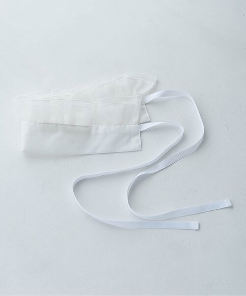 apres les cours（アプレレクール）の「メロウフリル帯揚げ（和装小物・キッズ・オフホワイト・FREE）」の6枚目の写真