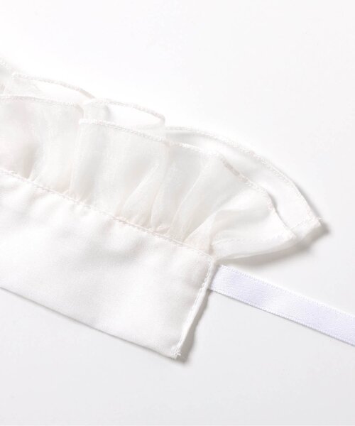 apres les cours（アプレレクール）の「メロウフリル帯揚げ（和装小物・キッズ・オフホワイト・FREE）」の2枚目の写真