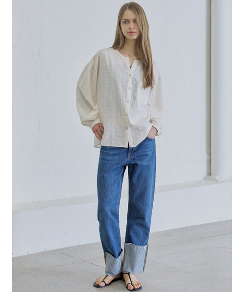 AVANT-G（アバン）の「Flower Embroidery Blouse - IVORY（シャツ/ブラウス・レディース・その他・FREE）」の3枚目の写真
