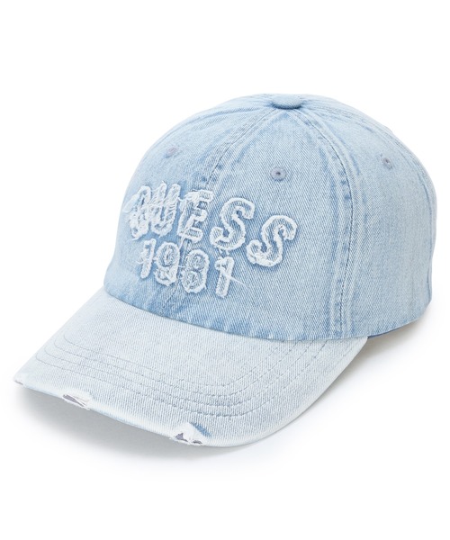 Guess(ゲス)の「WASHED Cap キャップ(キャップ・メンズ・インディゴブルー・ONE SIZE)」の3枚目の写真