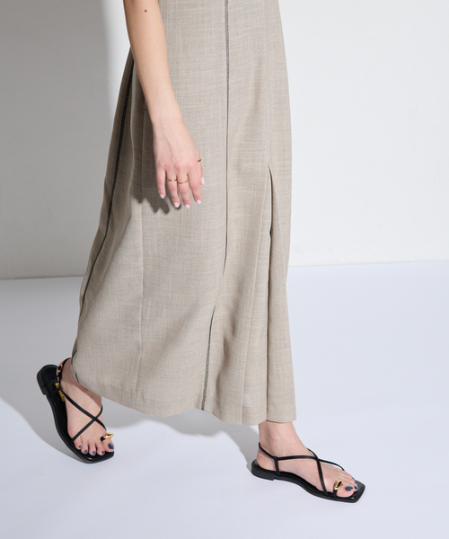 GRISE(グリーズ)の「《追加》GRISEメタルリングクロストングサンダル(サンダル・レディース・ブラック/アイボリー・SMALL/MEDIUM/LARGE/X-LARGE)」の11枚目の写真