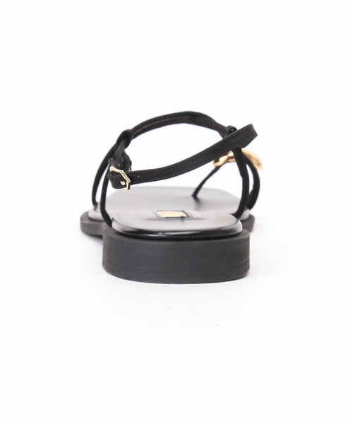 GRISE(グリーズ)の「《追加》GRISEメタルリングクロストングサンダル(サンダル・レディース・ブラック/アイボリー・SMALL/MEDIUM/LARGE/X-LARGE)」の18枚目の写真