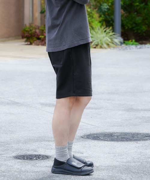 LOS ANGELES APPAREL（ロサンゼルスアパレル）の「【Los Angeles Apparel/ロサンゼルスアパレル】【MADE IN USA・14オンス】ヘビーフリース スウェットショーツ ロスアパ タフで肉厚 極上の履き心地（スウェットパンツ・メンズ・ネイビー/グレー/ブラック・X-LARGE/LARGE/MEDIUM）」の6枚目の写真