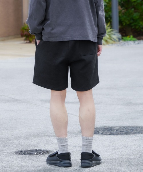 LOS ANGELES APPAREL（ロサンゼルスアパレル）の「【Los Angeles Apparel/ロサンゼルスアパレル】【MADE IN USA・14オンス】ヘビーフリース スウェットショーツ ロスアパ タフで肉厚 極上の履き心地（スウェットパンツ・メンズ・ネイビー/グレー/ブラック・X-LARGE/LARGE/MEDIUM）」の8枚目の写真
