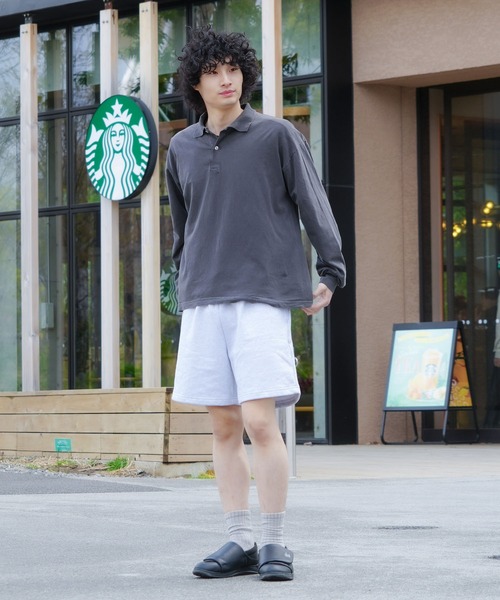 LOS ANGELES APPAREL（ロサンゼルスアパレル）の「【Los Angeles Apparel/ロサンゼルスアパレル】【MADE IN USA・14オンス】ヘビーフリース スウェットショーツ ロスアパ タフで肉厚 極上の履き心地（スウェットパンツ・メンズ・ネイビー/グレー/ブラック・X-LARGE/LARGE/MEDIUM）」の10枚目の写真