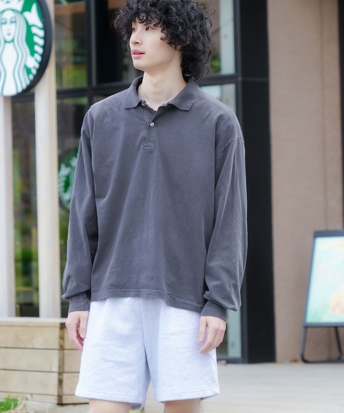 LOS ANGELES APPAREL（ロサンゼルスアパレル）の「【Los Angeles Apparel/ロサンゼルスアパレル】【MADE IN USA・14オンス】ヘビーフリース スウェットショーツ ロスアパ タフで肉厚 極上の履き心地（スウェットパンツ・メンズ・ネイビー/グレー/ブラック・X-LARGE/LARGE/MEDIUM）」の11枚目の写真