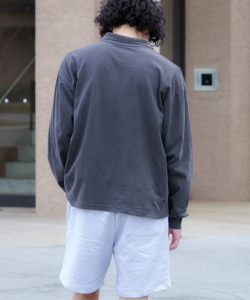 LOS ANGELES APPAREL（ロサンゼルスアパレル）の「【Los Angeles Apparel/ロサンゼルスアパレル】【MADE IN USA・14オンス】ヘビーフリース スウェットショーツ ロスアパ タフで肉厚 極上の履き心地（スウェットパンツ・メンズ・ネイビー/グレー/ブラック・X-LARGE/LARGE/MEDIUM）」の14枚目の写真