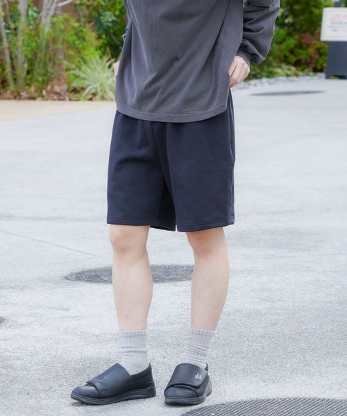 LOS ANGELES APPAREL（ロサンゼルスアパレル）の「【Los Angeles Apparel/ロサンゼルスアパレル】【MADE IN USA・14オンス】ヘビーフリース スウェットショーツ ロスアパ タフで肉厚 極上の履き心地（スウェットパンツ・メンズ・ネイビー/グレー/ブラック・X-LARGE/LARGE/MEDIUM）」の16枚目の写真