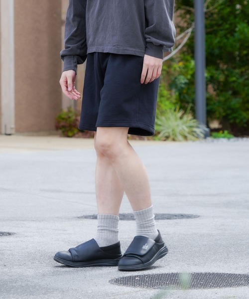 LOS ANGELES APPAREL（ロサンゼルスアパレル）の「【Los Angeles Apparel/ロサンゼルスアパレル】【MADE IN USA・14オンス】ヘビーフリース スウェットショーツ ロスアパ タフで肉厚 極上の履き心地（スウェットパンツ・メンズ・ネイビー/グレー/ブラック・X-LARGE/LARGE/MEDIUM）」の17枚目の写真