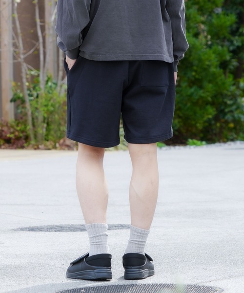 LOS ANGELES APPAREL（ロサンゼルスアパレル）の「【Los Angeles Apparel/ロサンゼルスアパレル】【MADE IN USA・14オンス】ヘビーフリース スウェットショーツ ロスアパ タフで肉厚 極上の履き心地（スウェットパンツ・メンズ・ネイビー/グレー/ブラック・X-LARGE/LARGE/MEDIUM）」の19枚目の写真